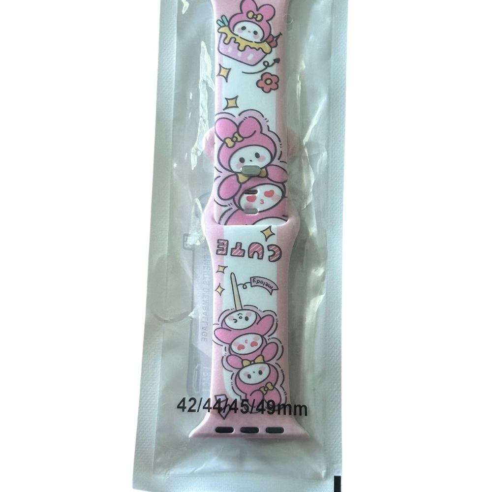 My Melody Apple Watch Band 42 44 45‎ 49mm Pink Kawaii Cute Sanrio